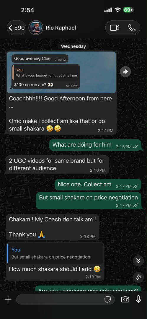 $100 UGC videos offer screenshot